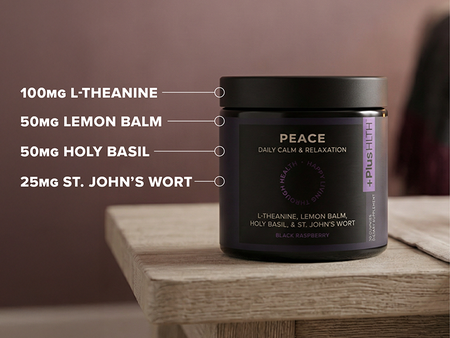 Peace Gummies with L-Theanine | Black Raspberry Gummies